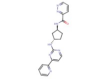 N-((1S*,3S*)-3-{[4-(2-pyridinyl)-2-pyrimidinyl]amino}cyclopentyl)-3-pyridazinecarboxamide
