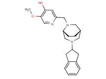 2-{[(1S*,5R*)-3-(2,3-dihydro-1H-inden-2-yl)-3,6-diazabicyclo[3.2.2]non-6-yl]methyl}-5-methoxypyridin-4-ol