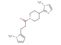 4-(1-methyl-1H-imidazol-2-yl)-1-[3-(1-methyl-1H-pyrrol-2-yl)propanoyl]piperidine