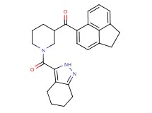 1,2-dihydro-5-acenaphthylenyl[1-(4,5,6,7-tetrahydro-2H-indazol-3-ylcarbonyl)-3-piperidinyl]methanone