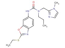 N'-[2-(ethylthio)-1,3-benzoxazol-6-yl]-N-[(1-methyl-1H-imidazol-2-yl)methyl]-N-propylurea