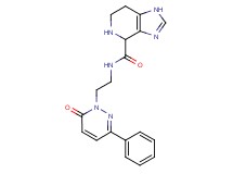 N-[2-(6-oxo-3-phenyl-1(6H)-pyridazinyl)ethyl]-4,5,6,7-tetrahydro-1H-imidazo[4,5-c]pyridine-4-carboxamide dihydrochloride
