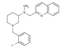 1-(2-fluorobenzyl)-N-methyl-N-(2-quinolinylmethyl)-3-piperidinamine