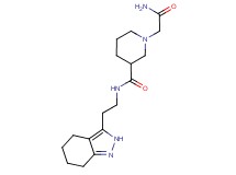 1-(2-amino-2-oxoethyl)-N-[2-(4,5,6,7-tetrahydro-2H-indazol-3-yl)ethyl]piperidine-3-carboxamide