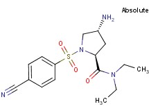 (4R)-4-amino-1-[(4-cyanophenyl)sulfonyl]-N,N-diethyl-L-prolinamide