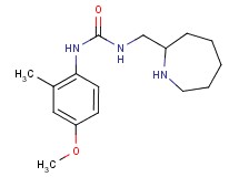 N-(2-azepanylmethyl)-N'-(4-methoxy-2-methylphenyl)urea hydrochloride