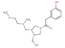 3-[2-((3R*,4R*)-3-(hydroxymethyl)-4-{[(2-methoxyethyl)(methyl)amino]methyl}pyrrolidin-1-yl)-2-oxoethyl]phenol