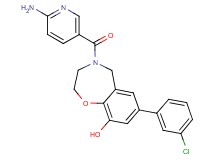 4-[(6-aminopyridin-3-yl)carbonyl]-7-(3-chlorophenyl)-2,3,4,5-tetrahydro-1,4-benzoxazepin-9-ol