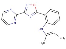 2,3-dimethyl-7-[3-(2-pyrimidinyl)-1,2,4-oxadiazol-5-yl]-1H-indole
