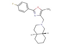 (4aS*,8aR*)-2-{[2-(4-fluorophenyl)-5-methyl-1,3-oxazol-4-yl]methyl}decahydroisoquinoline