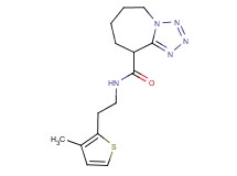N-[2-(3-methyl-2-thienyl)ethyl]-6,7,8,9-tetrahydro-5H-tetrazolo[1,5-a]azepine-9-carboxamide