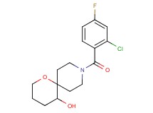 9-(2-chloro-4-fluorobenzoyl)-1-oxa-9-azaspiro[5.5]undecan-5-ol