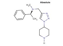 (1S)-N-methyl-1-phenyl-N-[(1-piperidin-4-yl-1H-1,2,3-triazol-4-yl)methyl]ethanamine