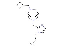 (1S*,5R*)-6-(cyclobutylmethyl)-3-[(1-propyl-1H-imidazol-2-yl)methyl]-3,6-diazabicyclo[3.2.2]nonane