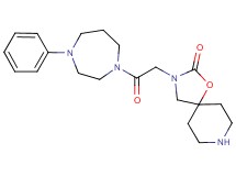 3-[2-oxo-2-(4-phenyl-1,4-diazepan-1-yl)ethyl]-1-oxa-3,8-diazaspiro[4.5]decan-2-one dihydrochloride