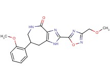 2-[3-(methoxymethyl)-1,2,4-oxadiazol-5-yl]-7-(2-methoxyphenyl)-5,6,7,8-tetrahydroimidazo[4,5-c]azepin-4(1H)-one