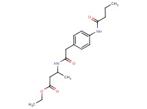 ethyl 3-({[4-(butyrylamino)phenyl]acetyl}amino)butanoate