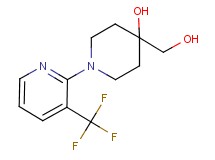 4-(hydroxymethyl)-1-[3-(trifluoromethyl)pyridin-2-yl]piperidin-4-ol