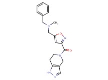 N-methyl-1-phenyl-N-{[3-(1,4,6,7-tetrahydro-5H-pyrazolo[4,3-c]pyridin-5-ylcarbonyl)-5-isoxazolyl]methyl}methanamine