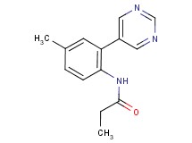 N-(4-methyl-2-pyrimidin-5-ylphenyl)propanamide