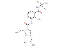 N-{3-[(tert-butylamino)carbonyl]-2-methylphenyl}-1-ethyl-3-isobutyl-1H-pyrazole-5-carboxamide