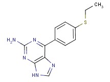 6-[4-(ethylthio)phenyl]-9H-purin-2-amine