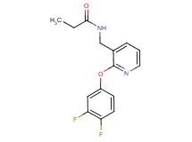 N-{[2-(3,4-difluorophenoxy)-3-pyridinyl]methyl}propanamide