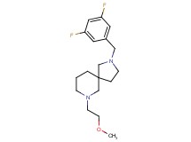2-(3,5-difluorobenzyl)-7-(2-methoxyethyl)-2,7-diazaspiro[4.5]decane