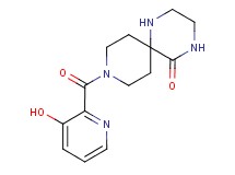 9-[(3-hydroxypyridin-2-yl)carbonyl]-1,4,9-triazaspiro[5.5]undecan-5-one