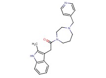 2-methyl-3-{2-oxo-2-[4-(4-pyridinylmethyl)-1,4-diazepan-1-yl]ethyl}-1H-indole