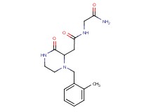 N~2~-{[1-(2-methylbenzyl)-3-oxo-2-piperazinyl]acetyl}glycinamide
