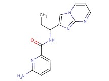 6-amino-N-(1-imidazo[1,2-a]pyrimidin-2-ylpropyl)pyridine-2-carboxamide