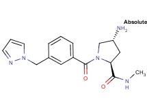 (2S,4R)-4-amino-N-methyl-1-[3-(1H-pyrazol-1-ylmethyl)benzoyl]pyrrolidine-2-carboxamide
