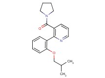 2-(2-isobutoxyphenyl)-3-(pyrrolidin-1-ylcarbonyl)pyridine
