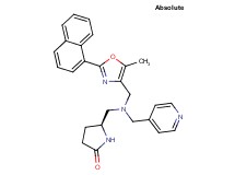 (5S)-5-{[{[5-methyl-2-(1-naphthyl)-1,3-oxazol-4-yl]methyl}(4-pyridinylmethyl)amino]methyl}-2-pyrrolidinone