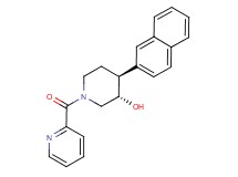 (3S*,4S*)-4-(2-naphthyl)-1-(pyridin-2-ylcarbonyl)piperidin-3-ol