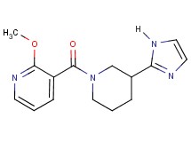 3-{[3-(1H-imidazol-2-yl)piperidin-1-yl]carbonyl}-2-methoxypyridine
