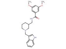 N-{[1-(1H-indol-3-ylmethyl)-3-piperidinyl]methyl}-3,5-dimethoxybenzamide