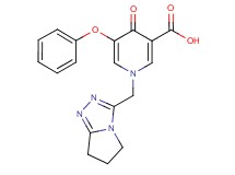 1-(6,7-dihydro-5H-pyrrolo[2,1-c][1,2,4]triazol-3-ylmethyl)-4-oxo-5-phenoxy-1,4-dihydropyridine-3-carboxylic acid