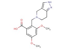 3,5-dimethoxy-2-(2,4,6,7-tetrahydro-5H-pyrazolo[4,3-c]pyridin-5-ylmethyl)benzoic acid