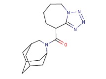 4-(6,7,8,9-tetrahydro-5H-tetrazolo[1,5-a]azepin-9-ylcarbonyl)-4-azatricyclo[4.3.1.1~3,8~]undecane