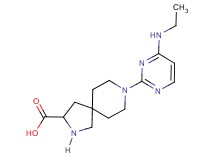 8-[4-(ethylamino)-2-pyrimidinyl]-2,8-diazaspiro[4.5]decane-3-carboxylic acid