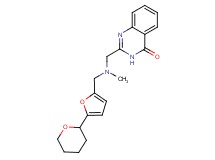 2-[(methyl{[5-(tetrahydro-2H-pyran-2-yl)-2-furyl]methyl}amino)methyl]-4(3H)-quinazolinone