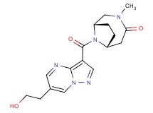 (1S*,6R*)-9-{[6-(2-hydroxyethyl)pyrazolo[1,5-a]pyrimidin-3-yl]carbonyl}-3-methyl-3,9-diazabicyclo[4.2.1]nonan-4-one