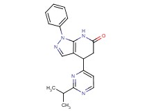 4-(2-isopropylpyrimidin-4-yl)-1-phenyl-1,4,5,7-tetrahydro-6H-pyrazolo[3,4-b]pyridin-6-one