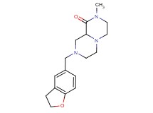 8-(2,3-dihydro-1-benzofuran-5-ylmethyl)-2-methylhexahydro-2H-pyrazino[1,2-a]pyrazin-1(6H)-one