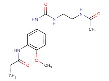 N-{5-[({[2-(acetylamino)ethyl]amino}carbonyl)amino]-2-methoxyphenyl}propanamide