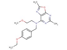 N-(4-ethoxybenzyl)-N-(2-methoxyethyl)-2,5-dimethyl[1,3]oxazolo[5,4-d]pyrimidin-7-amine