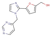 {5-[1-(pyrimidin-4-ylmethyl)-1H-imidazol-2-yl]-2-furyl}methanol