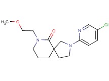 2-(5-chloropyridin-2-yl)-7-(2-methoxyethyl)-2,7-diazaspiro[4.5]decan-6-one